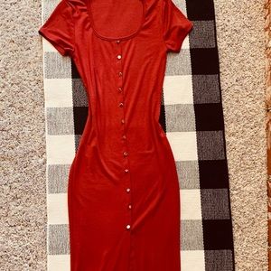 Maroon Bodycon dress